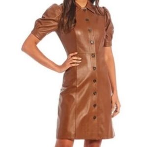 ANTONIO MELANI Brown Leather Jacket